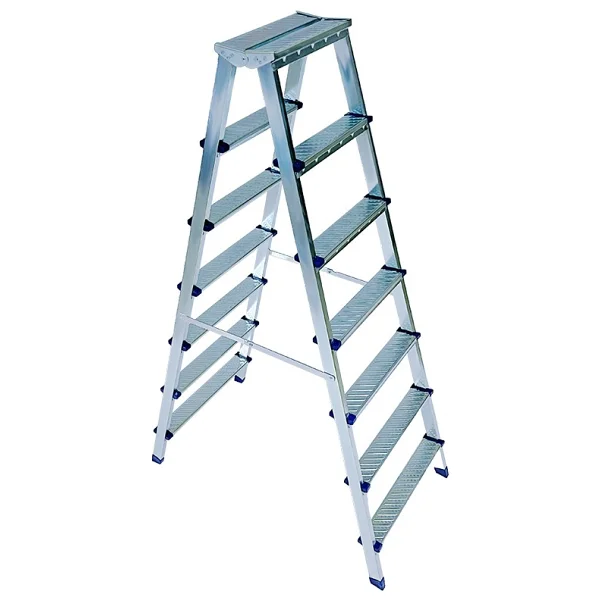 Saraylı 1207 Metal Çift Çıkışlı 7+7 Basamaklı Merdiven - Görsel 2