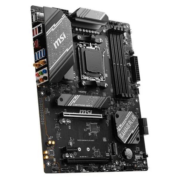 Msı B650 Gaming Plus Wi-Fi AMD Am5 DDR5 Atx Anakart - Görsel 4
