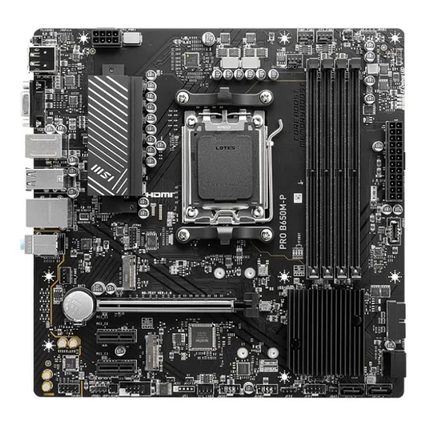 Msı Pro B650m-P AMD Am5 DDR5 Micro Atx Anakart - Görsel 4