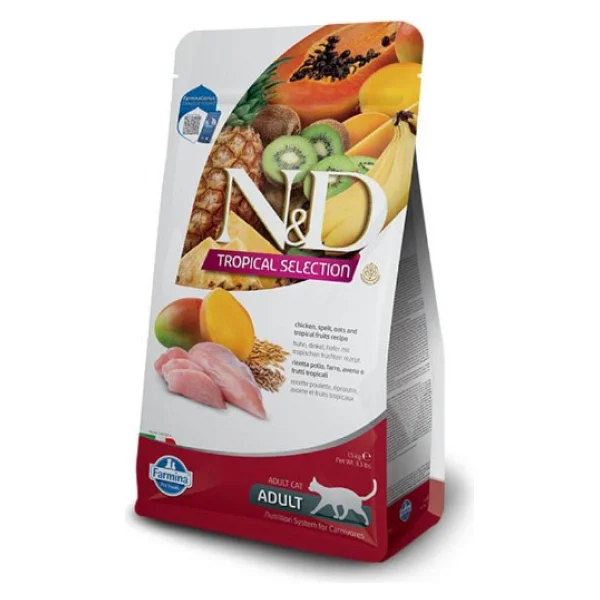 N&D Tropical Selection Tavuklu 10 Kg Yetişkin Kedi Maması - Görsel 3
