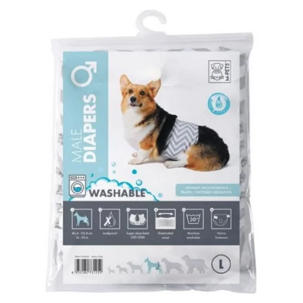 M-Pets Erkek Köpekler İçin Yıkanabilir Külot (L) - Görsel 2
