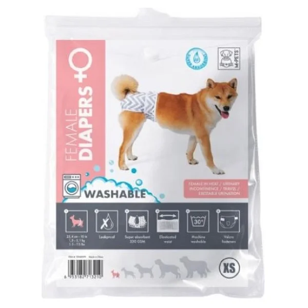 M-Pets Dişi Köpekler İçin Yikanabilir Külot (XS) - Görsel 9