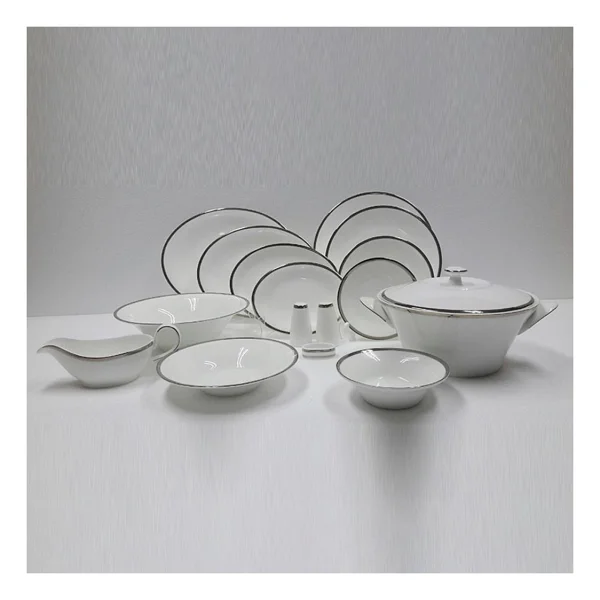 Evaliza Coupe Paisley 60 Parça 12 Kişilik Yemek Takımı - Görsel 2