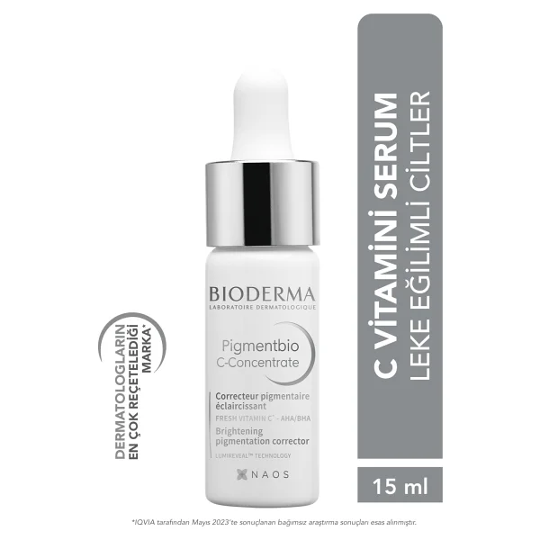 Bioderma Serum - Tüm Cilt Tipleri İçin Leke Karşıtı Ve Aydınlatıcı, C Vitamini, E Vitamini, Aha Ve Bha İçeren, 15 Ml - Görsel 8