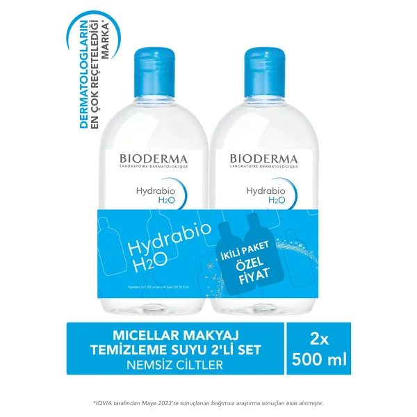 Bioderma Hydrabio H2o Micellar 500 Ml 2 Adet Yüz Temizleme Suyu - Görsel 10