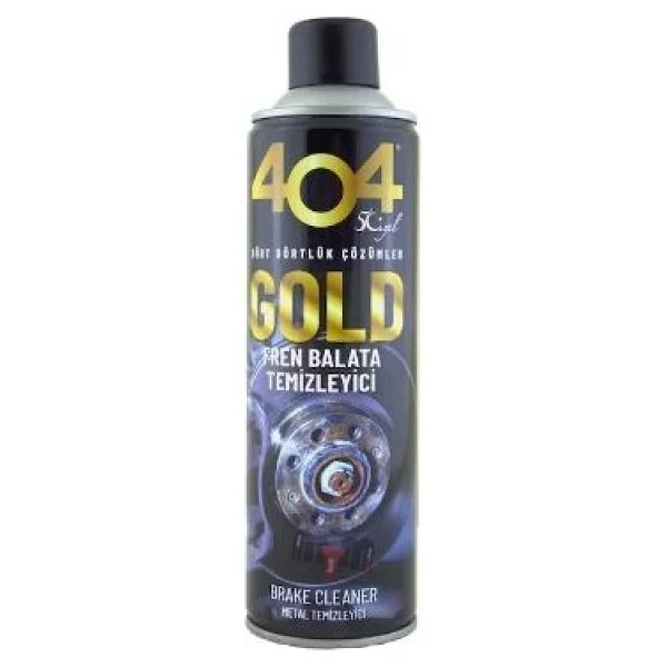404 500 Ml Gold Fren Balata Temizleyici Sprey - Görsel 3