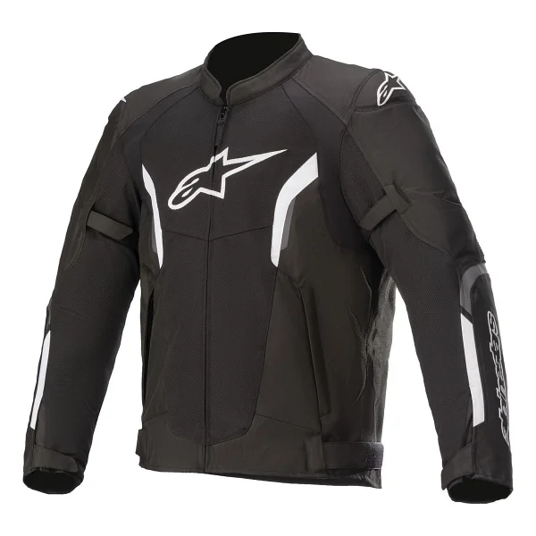 Alpinestars Ast Air V2 Siyah-Beyaz Erkek Yazlık Motosiklet Montu - Görsel 7