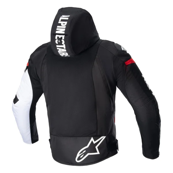 Alpinestars Zaca Air Erkek Siyah-Beyaz-Kırmızı Yazlık Motosiklet Montu - Görsel 2