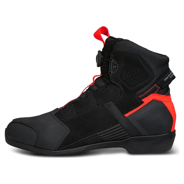 Shima Edge Vented Siyah-Kırmızı Yazlık Erkek Motosiklet Ayakkabısı - Görsel 3