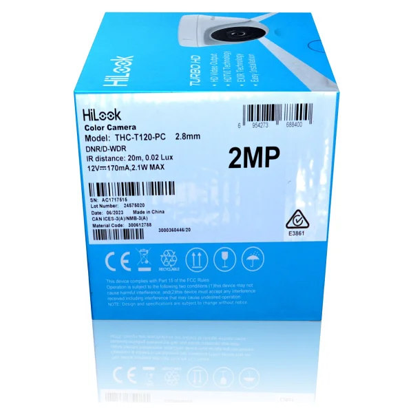 Hilook Thc-T120-PC 2mp 1080p Turbo HD Mini Exır Dome Güvenlik Kamerası - Görsel 5