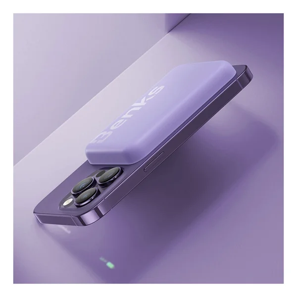 Benks Mp10 Mor 6000 mAh Magsafe Powerbank - Görsel 5