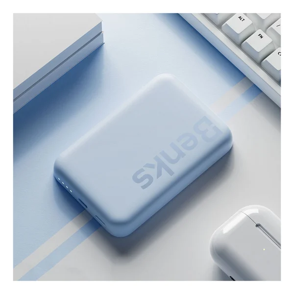 Benks Mp10 Mavi 6000 mAh Magsafe Powerbank - Görsel 2