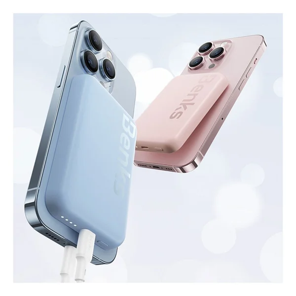 Benks Mp10 Mavi 6000 mAh Magsafe Powerbank - Görsel 4