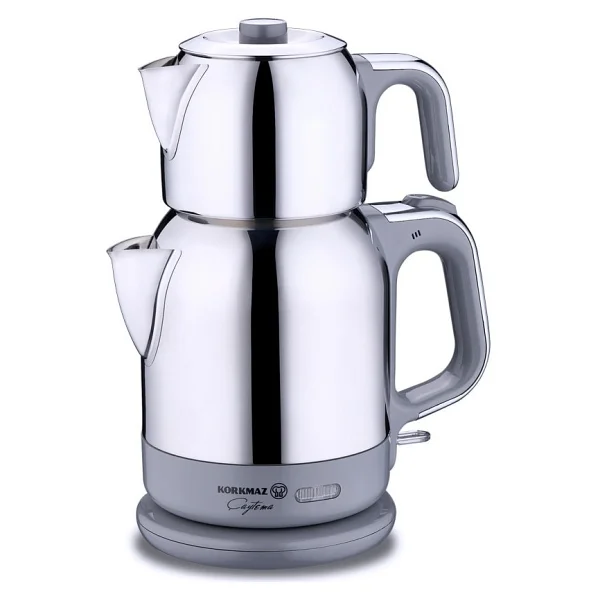 Korkmaz A331-10 Çaytema Inox Gri 1600 W Çelik Çay Makinesi - Görsel 6