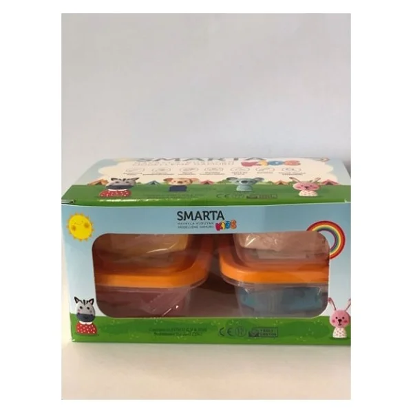 Smarta Kids Hava İle Kuruyan Modelleme Hamuru 4 X 70 Gr - Görsel 2