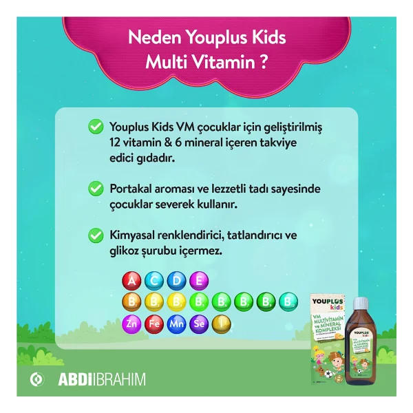 Youplus Kids Omega 3 Balık Yağı 150 Ml Şurup - Görsel 5