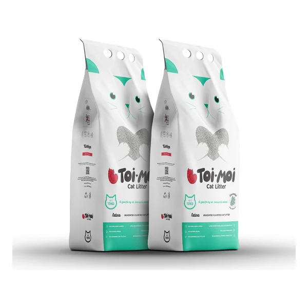 Toi Moi Kokusuz 10 Lt 2'li Bentonit Kedi Kumu - Görsel 5