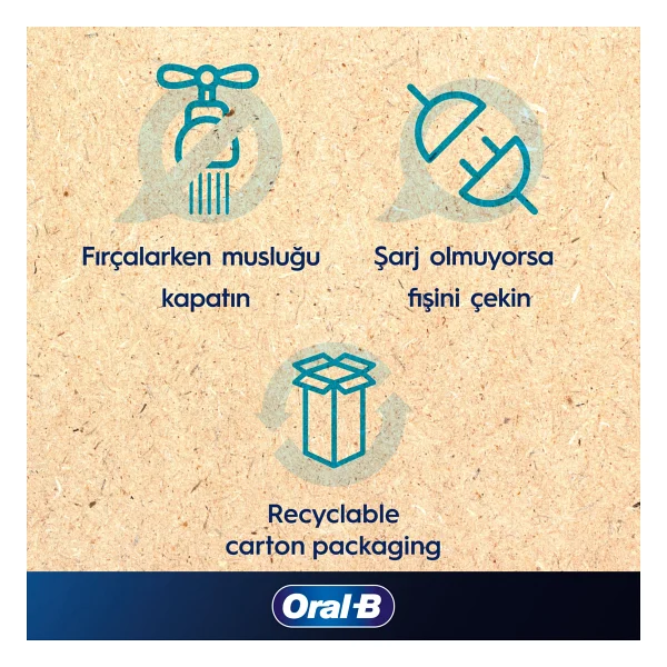 Oral-B Pro Series 1 Mavi Şarjlı Diş Fırçası - Görsel 10