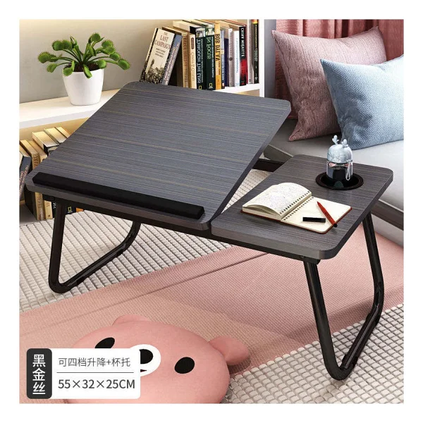 Miletus Bambu Laptop Standı Yükseltilebilir Ders Çalışma Masası Çocuk Çalışma Sehpası Yatak Sehpası - Görsel 4