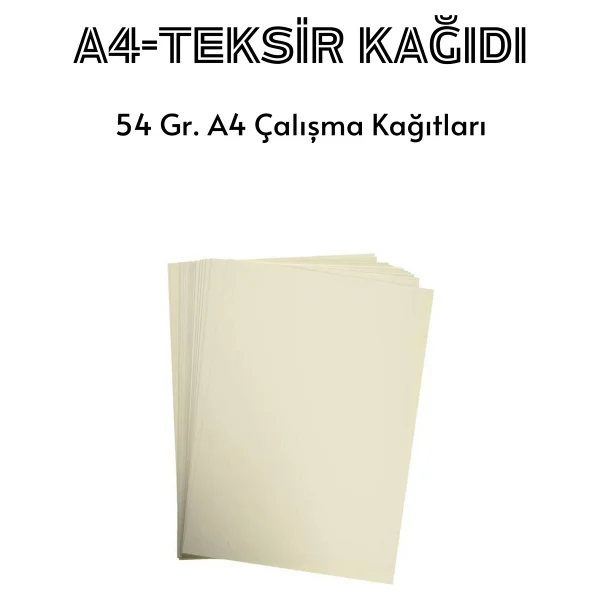 Teksir Kagit Ve Kalemli Sekreterlık - Görsel 5