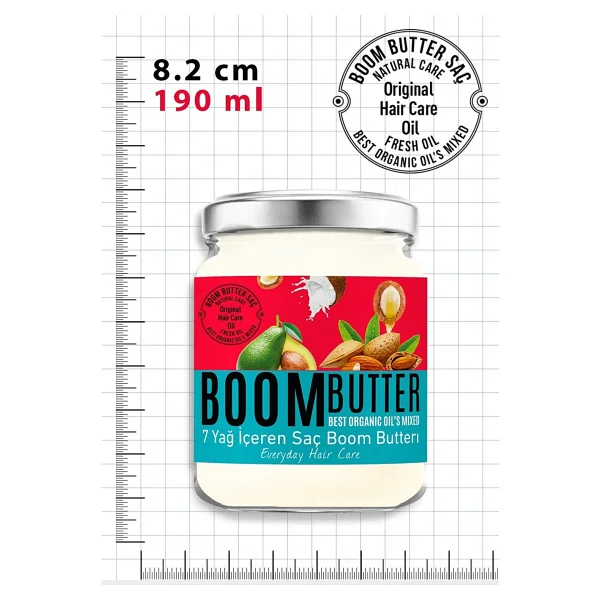 Boom Butter 7 Yağ İçeren 190 Ml Saç Bakım Yağı - Görsel 8