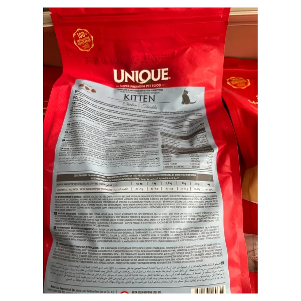 Unique Tavuklu 2 Kg Yavru Kedi Maması - Görsel 3