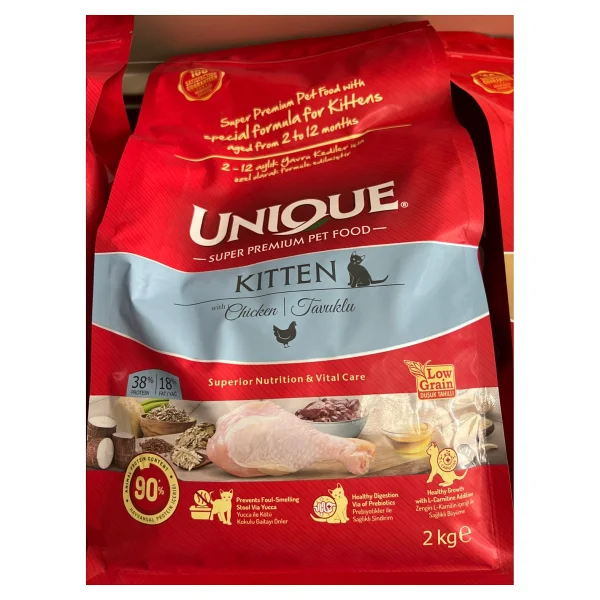 Unique Tavuklu 2 Kg Yavru Kedi Maması - Görsel 2