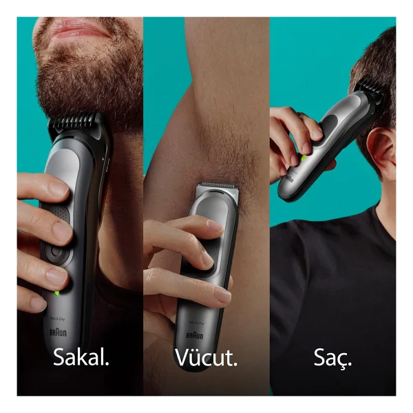 Braun Series 7 Mgk7420 + Gillette Proglide 10'u 1 Arada Erkek Bakım Seti - Görsel 3