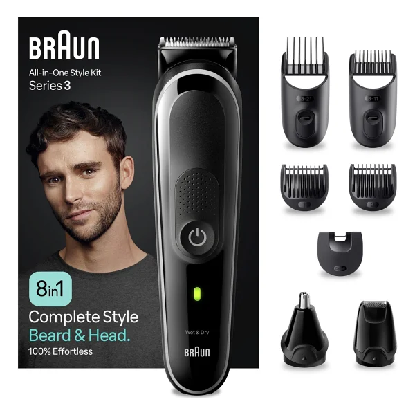 Braun Series 3 Mgk3440 8'i 1 Arada Erkek Bakım Seti - Görsel 2