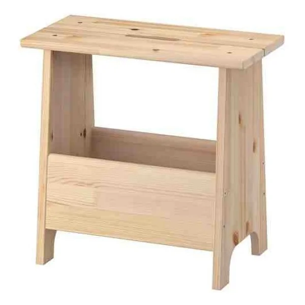 Ikea Akdeniz Perjohan Çam Ahşap Tabure - Görsel 4