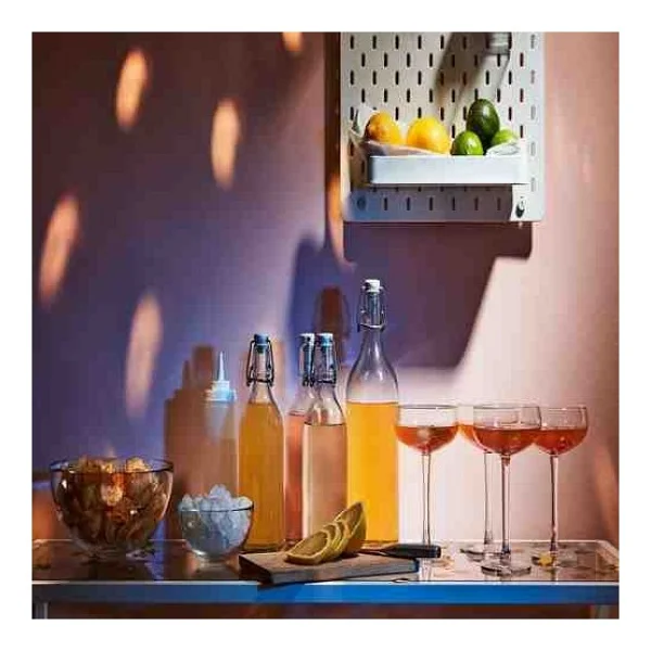 Ikea Korken Cam Su Şişesi 500 Ml - Şeffaf - Görsel 5