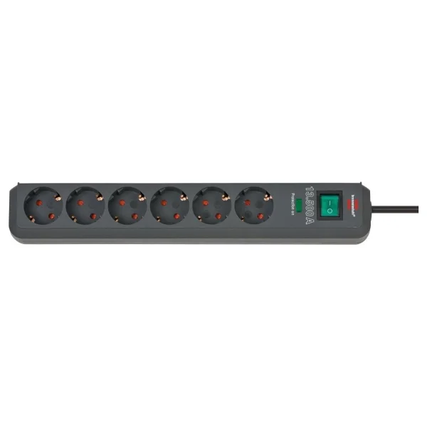 Brennenstuhl Eco Line Anahtarlı 5 M 6'lı Akım Korumalı Priz - Görsel 5