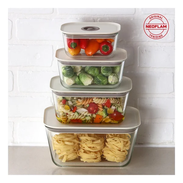 Neoflam Fika Clik 2600 Ml Dikdörtgen Saklama Kabı - Görsel 6