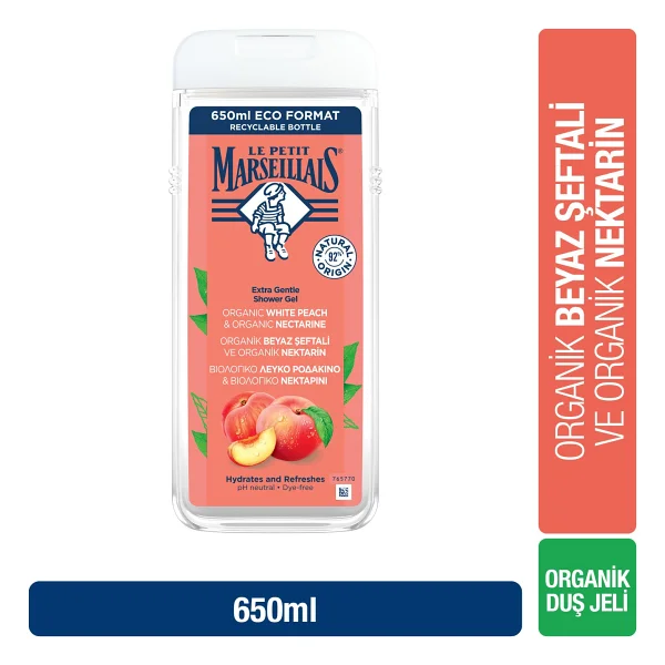 Le Petit Marseillais Beyaz Şeftali Ve Nektarin Duş Jeli 650 Ml - Görsel 5