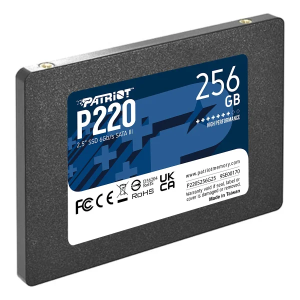 Patriot P220 P220s256g25 Sata 3.0 2.5" 256 GB SSD - Görsel 3