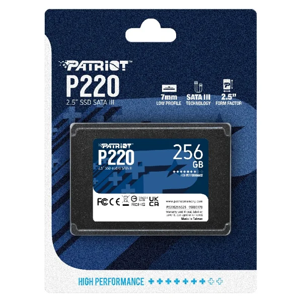 Patriot P220 P220s256g25 Sata 3.0 2.5" 256 GB SSD - Görsel 5