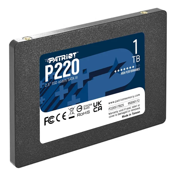 Patriot P220 P220s1tb25 Sata 3.0 2.5" 1 TB SSD - Görsel 3