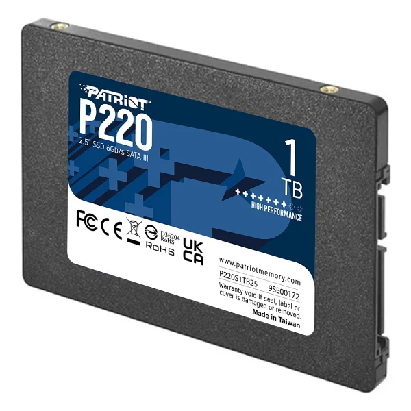 Patriot P220 P220s1tb25 Sata 3.0 2.5" 1 TB SSD - Görsel 2