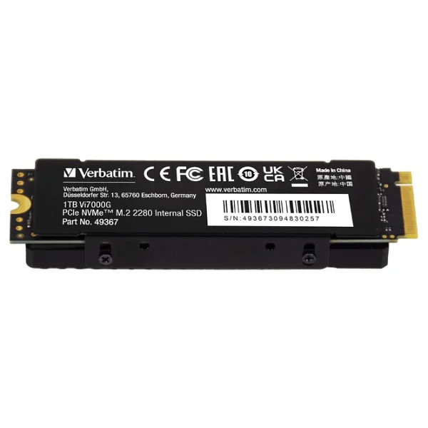 Verbatim Vi7000G PCI-Express 4.0 1 TB M.2 SSD - Görsel 3