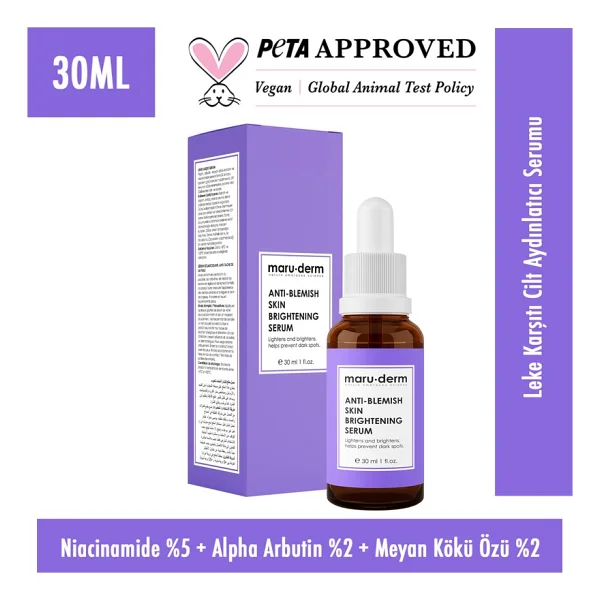 Maru.Derm Leke Karşıtı Ve Beyazlatıcı Cilt Bakım Serumu 30 Ml - Görsel 10