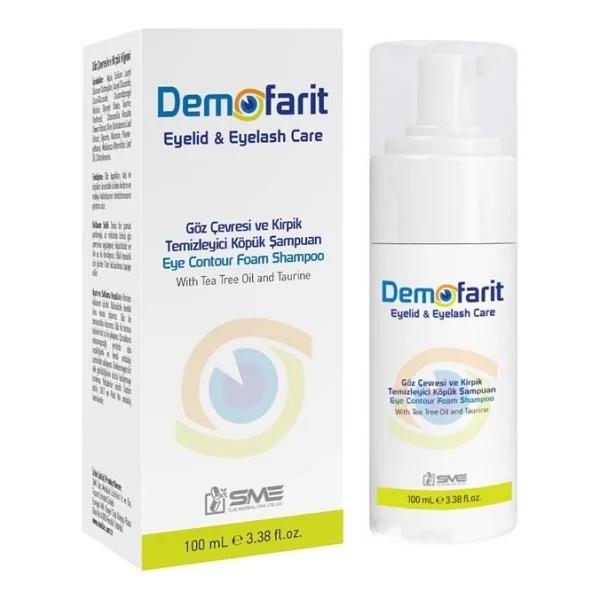 Demofarit Eyelid Eyelash Care Göz Çevresi Ve Kirpik Temizleme Şampuanı 100 Ml - Görsel 2