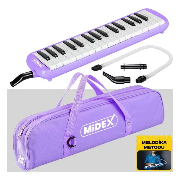 Midex Ml-32bk Çantalı Siyah 32 Tuşlu Melodika - Görsel 4