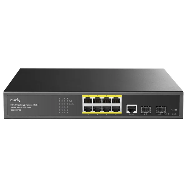 Cudy Gs2008ps2 8 Port 10/100/1000 Mbps Gigabit Switch - Görsel 2