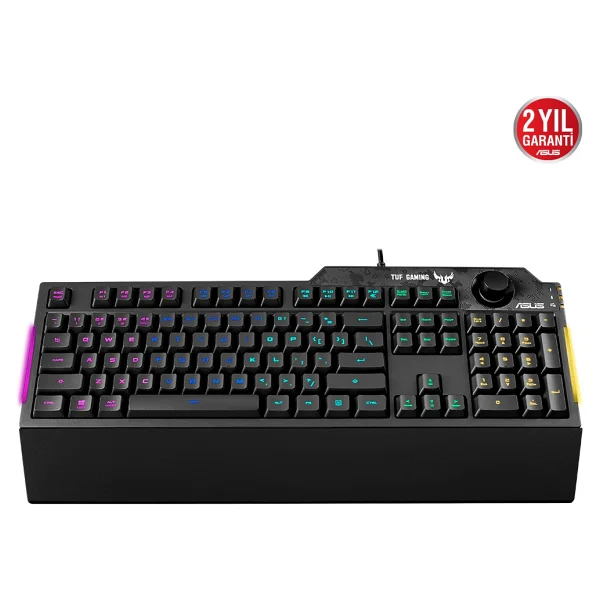 Asus Tuf Gaming K1 RGB Kablolu Oyuncu Klavyesi - Görsel 4
