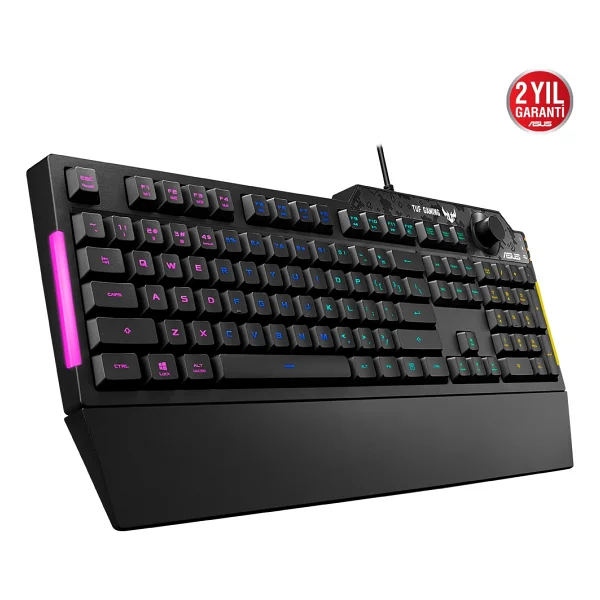 Asus Tuf Gaming K1 RGB Kablolu Oyuncu Klavyesi - Görsel 6