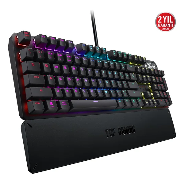 Asus Tuf K3 RGB Red Switch Kablolu Mekanik Oyuncu Klavyesi - Görsel 3