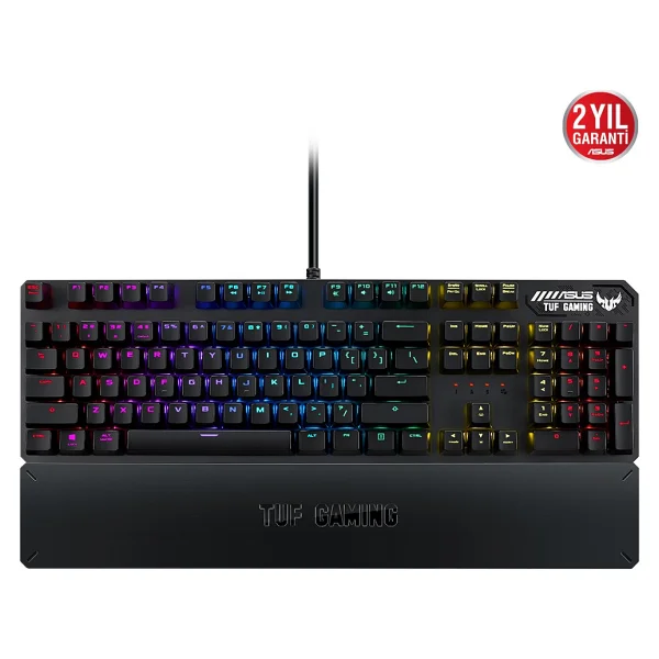 Asus Tuf K3 RGB Red Switch Kablolu Mekanik Oyuncu Klavyesi - Görsel 4