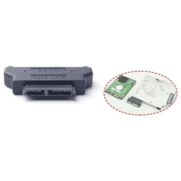 Alfais 4400 Slimline Sata Adaptör Serial Ata Slim 7+6 Çevirici Dönüştürücü Adaptör - Görsel 3