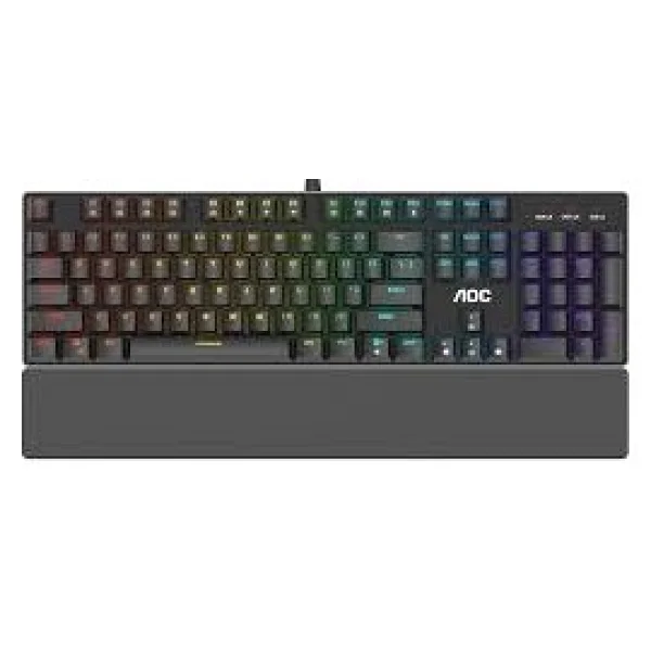 AOC GK500 RGB Red Switch Kablolu Mekanik Oyuncu Klavyesi - Görsel 4