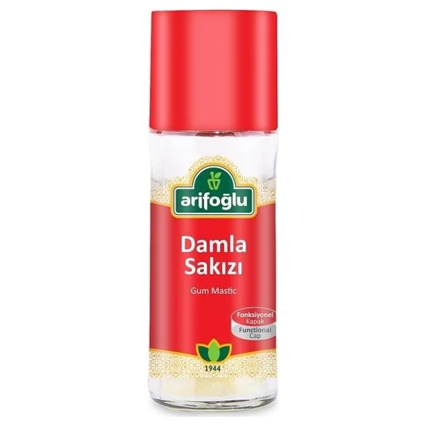 Arifoğlu Damla Sakızı 10g Cam Ambalajda Yüksek Aroma Ve Fonksiyonel Kapak İle - 10 Gr - Görsel 2